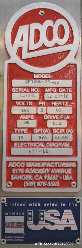 Adco CF-1200 Top Load Carton Former